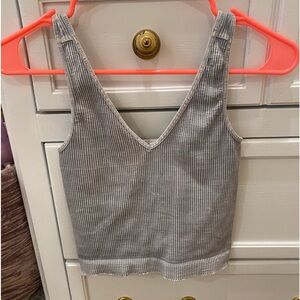 Free people alike Ribbed cropped tank